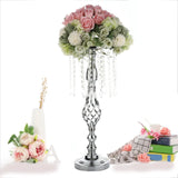 20" inch Tall Crystal Candle Flower Holder Centerpiece