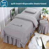 4pcs Twin Massage Spa Bedding