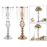 20" inch Tall Crystal Candle Flower Holder Centerpiece