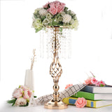 20" inch Tall Crystal Candle Flower Holder Centerpiece