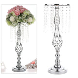 20" inch Tall Crystal Candle Flower Holder Centerpiece