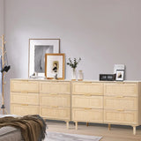 Rattan Chest Modern Dresser