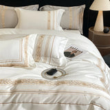 100% Egyptian Cotton Luxury Gold Embroidery