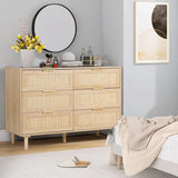 Rattan Chest Modern Dresser