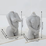 Male & Female Artistic Torso Aromatherapy Candle