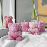 Rose Bear Aromatherapy Candles