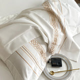 100% Egyptian Cotton Luxury Gold Embroidery