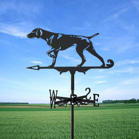 New Metal Foxhound Weather Vane Standing Decor Roof Weathervane Garden Yard Decoration For Dog Lovers Gift Shed Home Fence Post