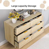 Rattan Chest Modern Dresser