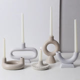 Nordic Design candlestick Concrete look Candle Holder