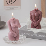 Male & Female Artistic Torso Aromatherapy Candle