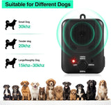 2024 Upgraded Ultrasonic Dog Bark Deterrent Devices,Anti Barking Device for Dog Indoor Outdoor,50FT Dog Barking Control Devices-