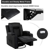 3PC Bonded Leather Recliner Set