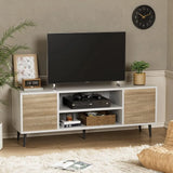 Entertainment Center With Storage Cabinets